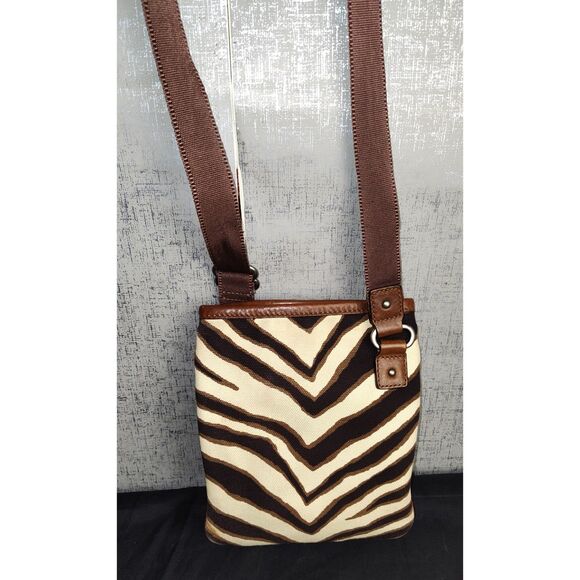 Michael Kors Zebra Print Crossbody Bag - Picture 1 of 6